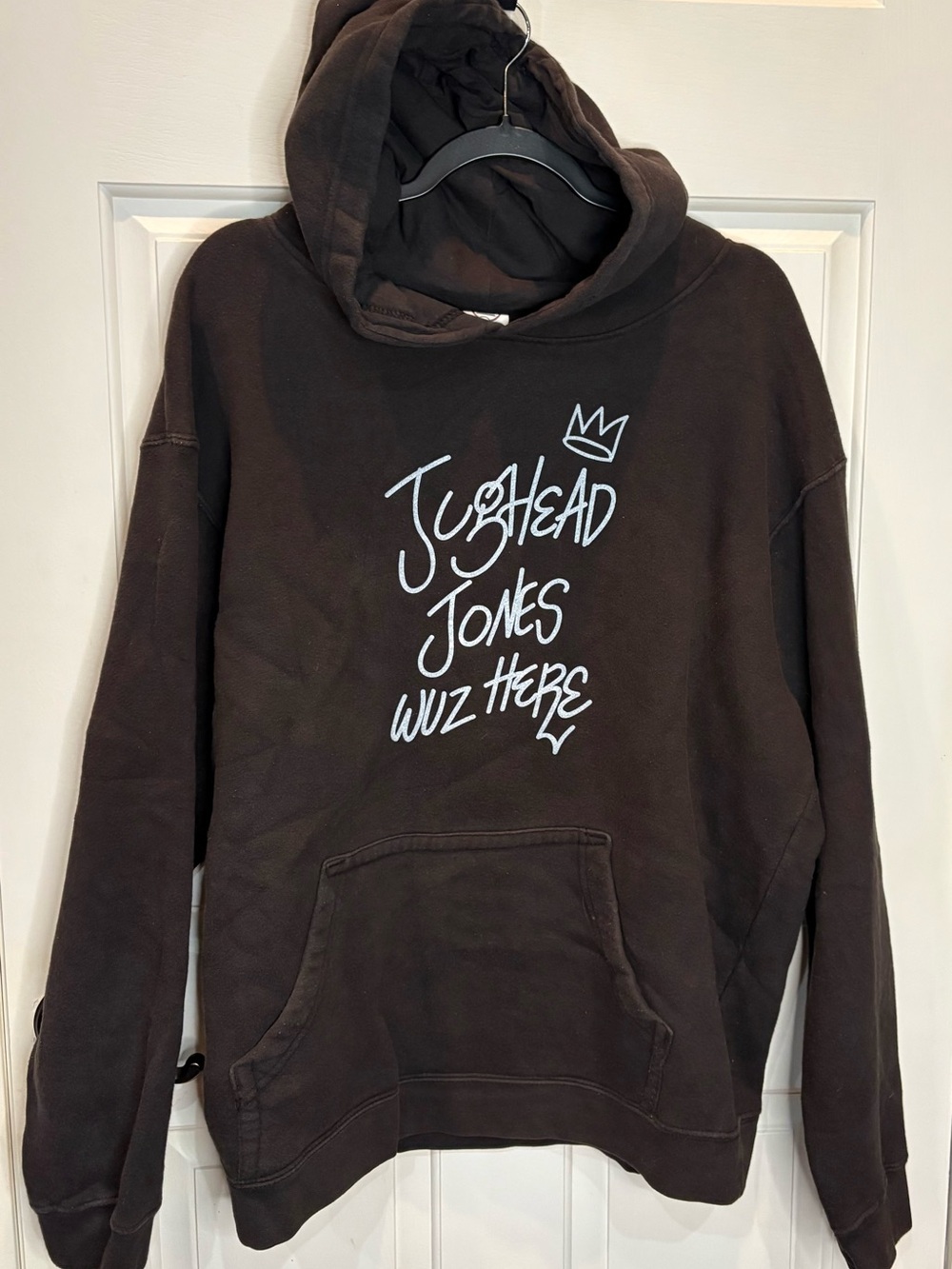 Riverdale "Jughead Jones Wuz Here" Pullover Hoodie Sz XL